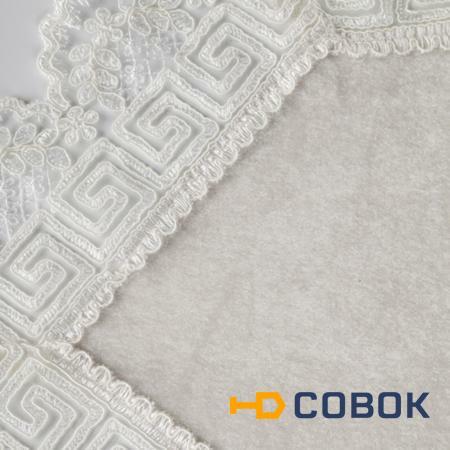 Фото Салфетка 40*90 см.велюр кружево 100%п/э Gree Textile (518-021)