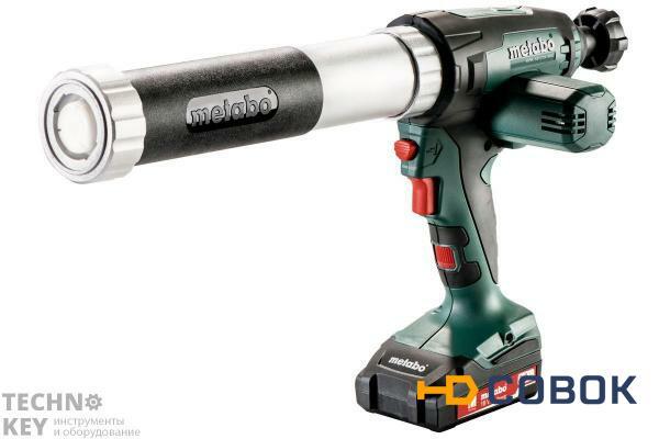 Фото Metabo KPA 18 LTX 400 Пистолет д.герметика 1х2.0Ач 601206600