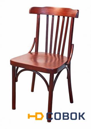 Фото Деревянный венский стул Соло с жестким сиденьем
