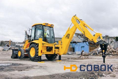 Фото Аренда погрузчика с гидромолотом jcb-3cx