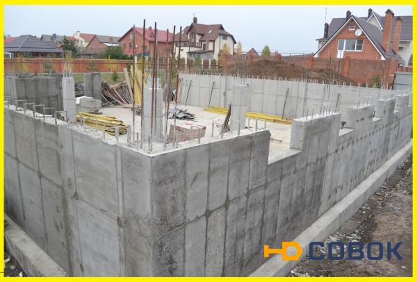 Фото Возведение бетонных стен подвалов м3 куб