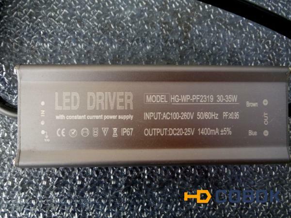 Фото Источники тока (драйвер) для мощных светодиодов AC/DC 1400 мА