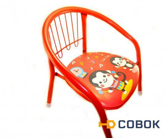 Фото Детский стульчик металлический со звуком