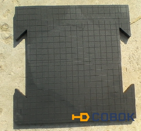 Фото Резиновая плитка Резиплит Модуль полы для помещений с повышенными нагрузками