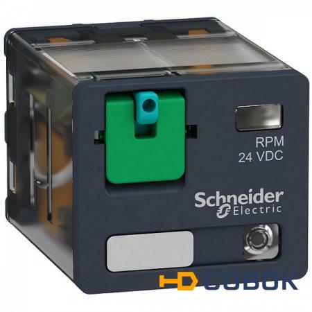 Фото Реле силовое 3 перекидных конт светодиод 24в пост тока Schneider Electric RPM32BD