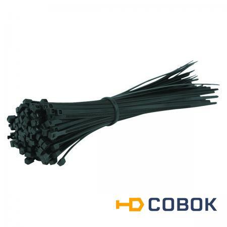 Фото Хомуты и стяжки кабельные PRORAB Хомуты нейлоновые Volsten 3,6х200 черный