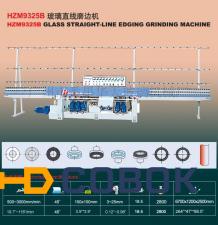 Фото Прямолинейные станки для шлифовки кромки стекла HZM9325B