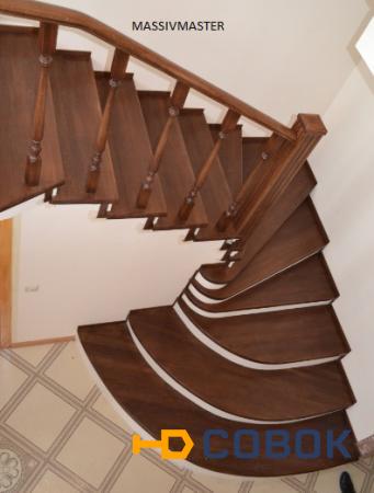 Фото Изготовление лестницы из дерева