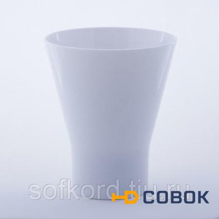 Фото Стакан Рокс 250 мл белый для коктейлей и барных напитков ПС (упаковка 60 штук)