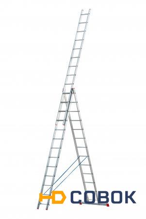 Фото Лестница алюминиевая раздвижная универсальная от производителя