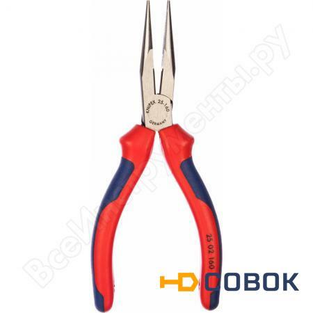 Фото Длинногубцы с резцом KNIPEX KN-2502160