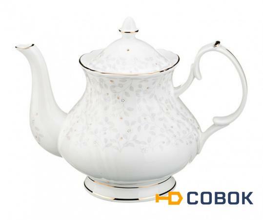 Фото Заварочный чайник "вивьен" 1000 мл.высота=17 см. Porcelain Manufacturing (264-395)