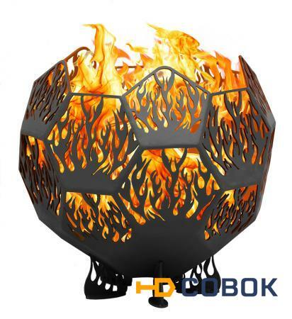 Фото Очаг-костровище сферический Пламя