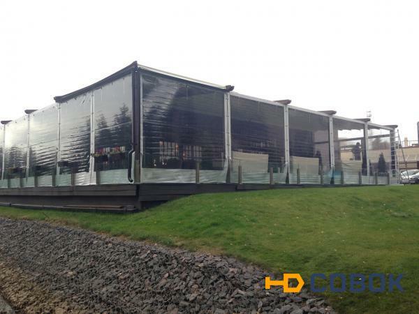 Фото ПВХ шторы для веранд