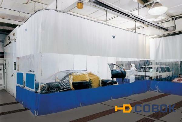 Фото Шторы ПВХ для гаражей