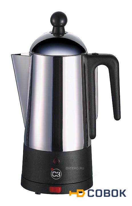 Фото Кофейник C3 Design Black Crome cordless 12 cup