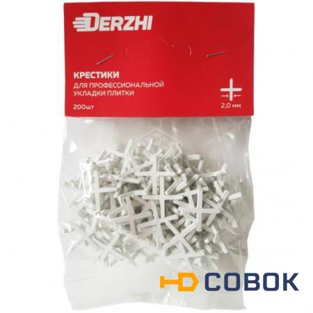 Фото Крестики и СВП для плитки PRORAB Крестики для кафеля DERZHI 2мм