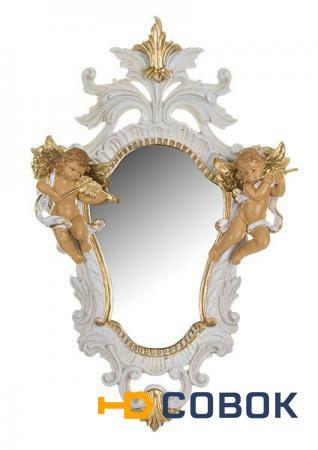 Фото Зеркало настенное "ангелы" 22*36 см. Euromarchi (290-145)