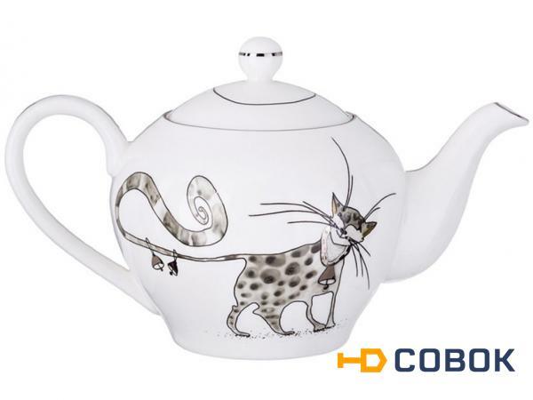 Фото Заварочный чайник "котики" 600 мл Lefard (264-871)