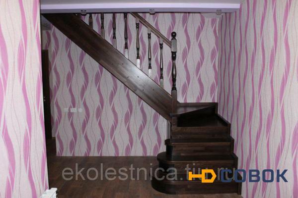 Фото Деревянные лестницы в дом