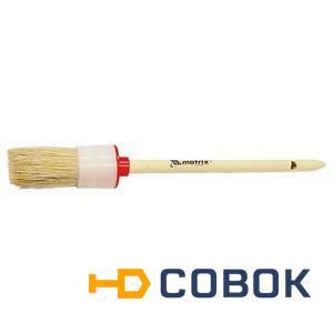 Фото Кисть круглая Matrix № 16 55 мм натуральная щетина деревянная ручка