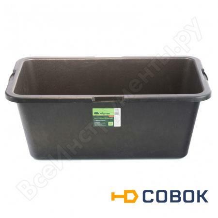 Фото Прямоугольный строительный таз 65л СИБРТЕХ 81444