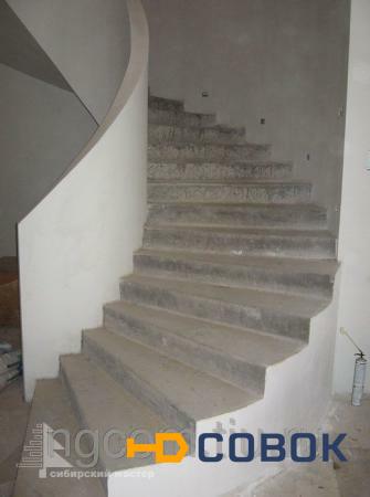 Фото Винтовые бетонные лестницы
