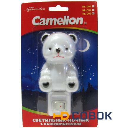 Фото Ночник Camelion NL-005 (мишка с выключателем