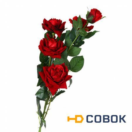 Фото Цветок искусственный "роза" длина=110 см. Huajing Plastic (23-252)