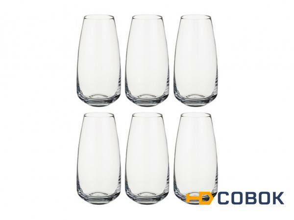 Фото Набор стаканов для воды из 6 шт. "ализэ" 550 мл.высота=16 см. Crystalite Bohemia (669-002)