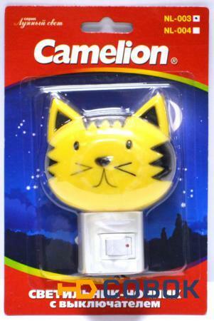 Фото Ночник Camelion NL-003 (кошка с выключателем