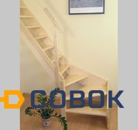 Фото Деревянная лестница OMAN "Мельника MZ" 80х165х280мм