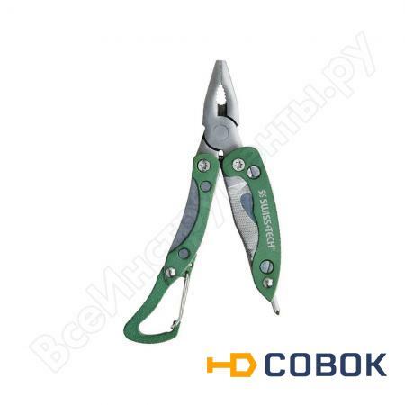 Фото Мультиинструмент Swiss+Tech Carabiner Pliers Multi Tool ST36029