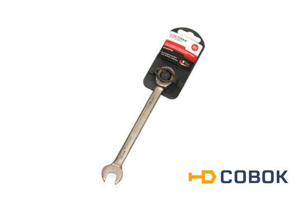 Фото Ключ рожково накидной с трещеткой STRONG СТП-956 8.0мм