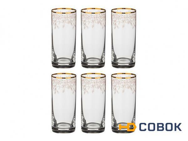 Фото Набор стаканов "анжела" из 6 шт. 300 мл..высота=14,5 см. Crystalex Cz (674-508)