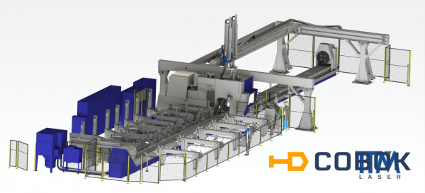 Фото Комплекс лазерной резки труб и профилей FL300