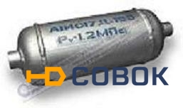 Фото Воздусборник проточной горизонтальный А1И 017.000-01 с эллиптическими днищами Ду32 Ру1,2