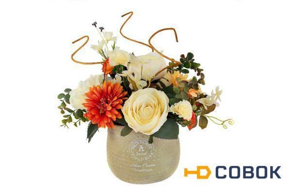Фото Декоративные цветы Букет в керамической вазе Dream Garden ( DG-R16022-AL )
