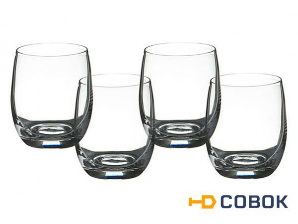 Фото Набор стаканов для виски из 4 шт. "бар" 300 мл. высота=10 см. Crystalex Cz (674-276)