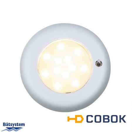 Фото Batsystem Светильник точечный врезной Batsystem Frilight Nova SMD 9475MSS 8 - 30 В 2 Вт матово-серый корпус с выключателем