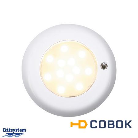 Фото Batsystem Светильник точечный врезной Batsystem Frilight Nova SMD 9475VS 8 - 30 В 2 Вт белый корпус с выключателем