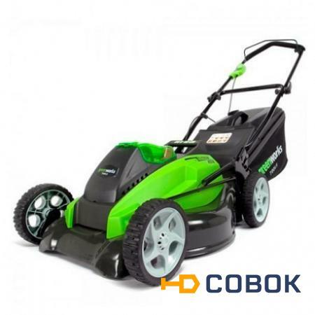 Фото Газонокосилка аккумуляторная GreenWorks G40LM45