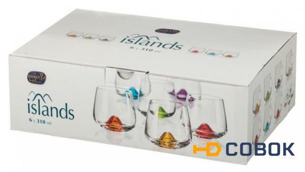 Фото Набор стаканов для виски из 6 шт. "islands" 310 мл. Crystalex Cz (674-520)