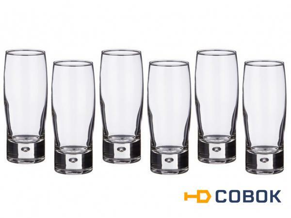 Фото Набор стаканов для сока из 6 шт. "bubble" 290 мл. высота=15 см. Durobor Group (617-087)