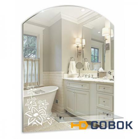 Фото Зеркала для ванной PRORAB Зеркало Анис 535х670 с полкой