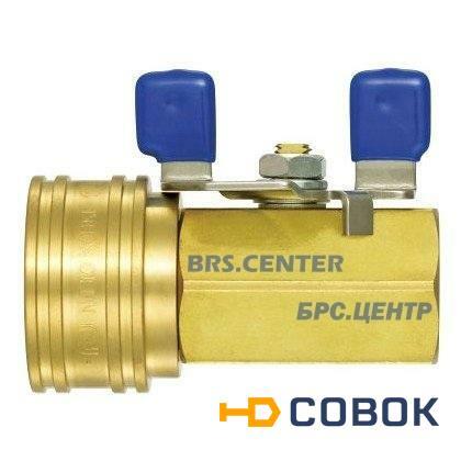 Фото Быстросъемное соединение TSP Cupla шаровый кран TSP CUPLA BV-8TSF BSBM