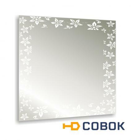 Фото Зеркала для ванной PRORAB Зеркало Лето 535х550мм пескоструй. рисунок
