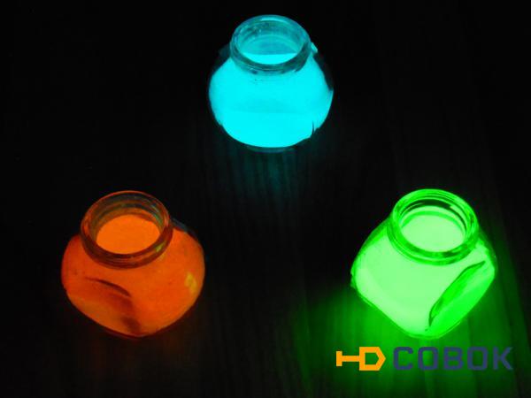 Фото Люминофор порошок флуоресцентный состав для заливки