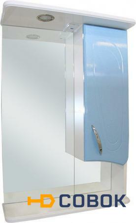 Фото Зеркала-шкафы для ванной PRORAB Зеркало-шкаф Палермо 50С голубой