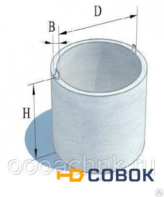 Фото Кольцо колодезное КС 10-3